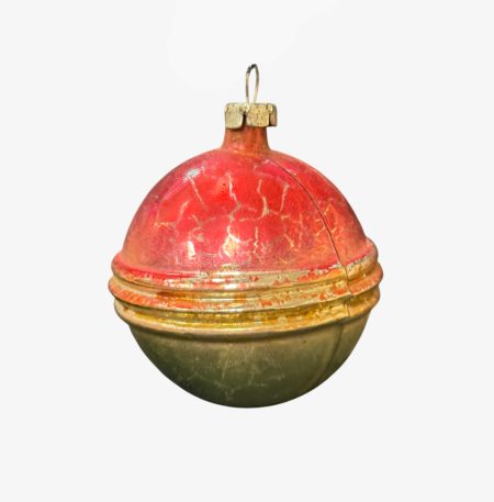 Игрушка елочная Шар мячик. СССР 1980-е гг.
