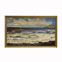 Прибой у берегов "Парамушир". 1996 г. Шебеко К.И.