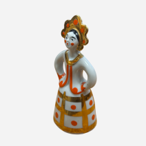 Матрешка-невеста. Дулевский фарфоровый завод. СССР 1968-1991 гг.