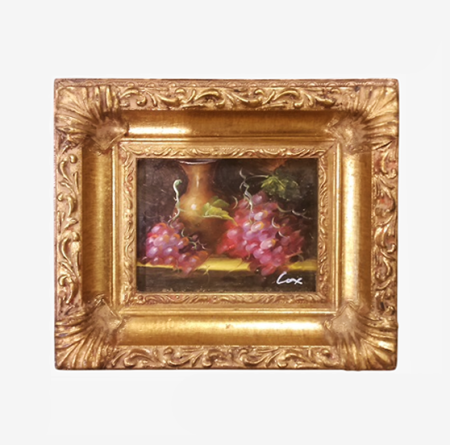 Рамка золоченая с натюрмортом. Автор не определен. Европа ХХ в.