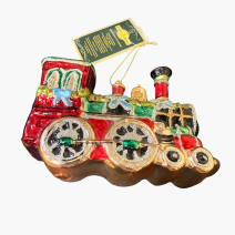 Игрушка елочная Паровоз (большой). Китай 2000-е гг.