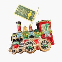 Игрушка елочная Паровоз (большой). Китай 2000-е гг.