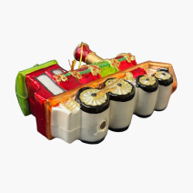 Игрушка елочная Паровоз. Китай 2000-е гг.