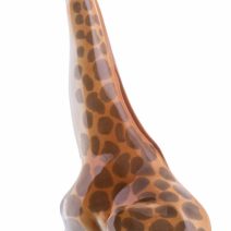 Жираф с поднятой головой. Ленинградский ФЗ. Высота 29,4 см.