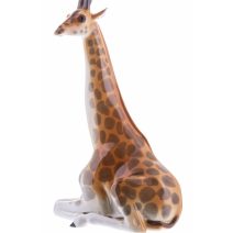 Жираф с поднятой головой. Ленинградский ФЗ. Высота 29,4 см.