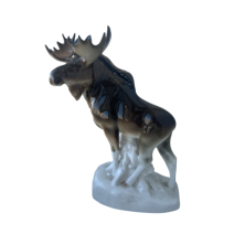 Лось. Автор Воробьев Б.Я. Модель 1951 г. Высота 37 см. Императорский ФЗ. РФ 2019 г.