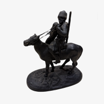 Крестьянка на лошади. Касли. Российская Империя 1916 г.