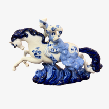 Иван-Царевич с Жар-Птицей на коне. ЛЗФИ. СССР 1960-е гг.