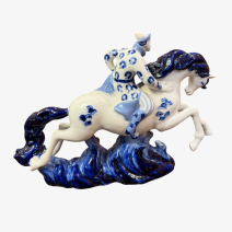 Иван-Царевич с Жар-Птицей на коне. ЛЗФИ. СССР 1960-е гг.