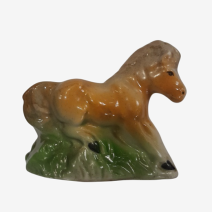 Пони рыжий. Гжель. СССР 1950-1970 гг.