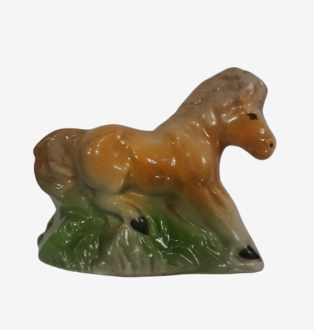 Пони рыжий. Гжель. СССР 1950-1970 гг.