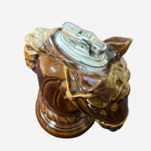 Зажигалка настольная "Лошадь". Керамика. Япония, середина XX в.