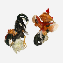 Петушиный бой (пара петухов). Испания, ALGORA. ХХ в.