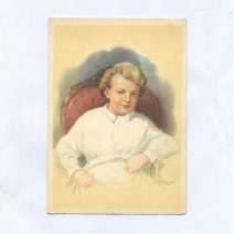 Открытка "В.Н. Ульянов (Ленин) в возрасте четырех лет". Изд. Советский художник. Москва, 1965 г. СССР