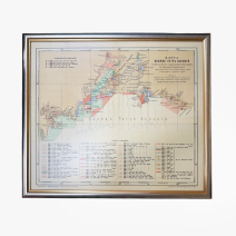 Репродукция "Карта Залива Петр Великий" с обозначением гидрографических работ в нем производившихся. 1899 г. РФ 2026 г.