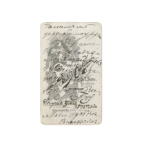 РИ. А. Алексеев. Портрет девушки погрудный. СПб. 1906 г. Ч/б. 6,5 х 10,5 см