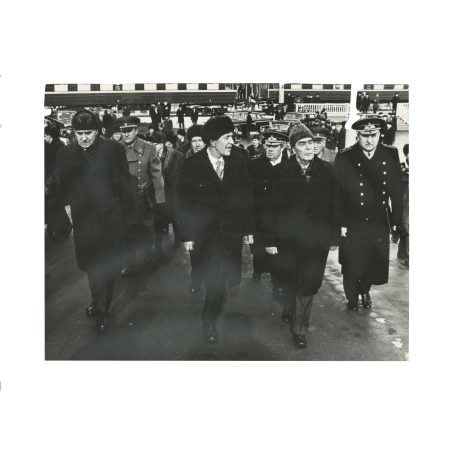 № 12 Приезд Л.И. Брежнева во Владивосток. Фото 18,5 х 24 см. Ч/б. СССР 1974 г.