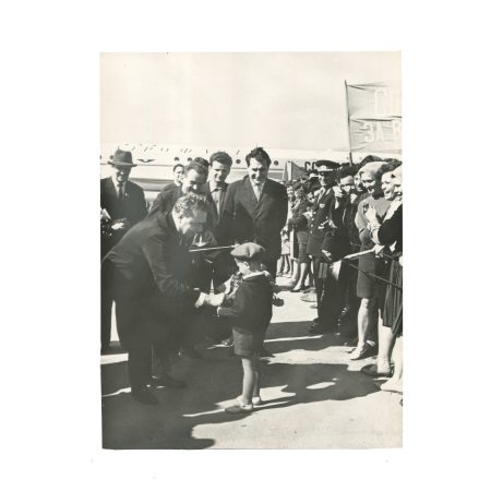 № 21 Приезд Л.И. Брежнева во Владивосток. Фото 18,5 х 24 см. Ч/б. СССР 1974 г.