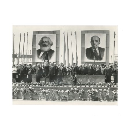 № 22 Приезд Л.И. Брежнева во Владивосток. Фото 18,5 х 24 см. Ч/б. СССР 1974 г.