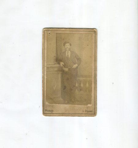 Фото. L.Cluver. Петербург 1886-1920 гг. Российская Империя до 1917 г. Формат: 10,5 х 6,5 см¶