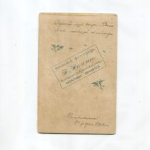 Наито Т. Портрет женщины. Владивосток 1902 г. 16,5 х 10,6 см. Золочение края