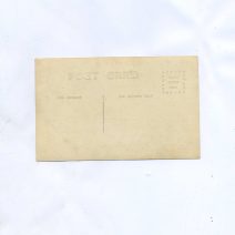 Хосита Э. Девушка с цветком. 1910-е.  Ч/б. Размер 13,5 х 8,5 см Оборот